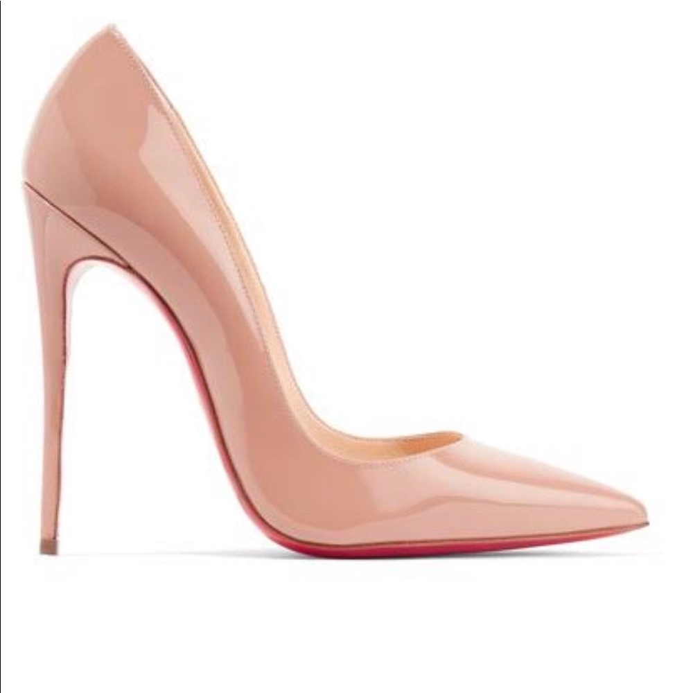 Gorgeous Christian Louboutin Nude “So Kate” Pump’s